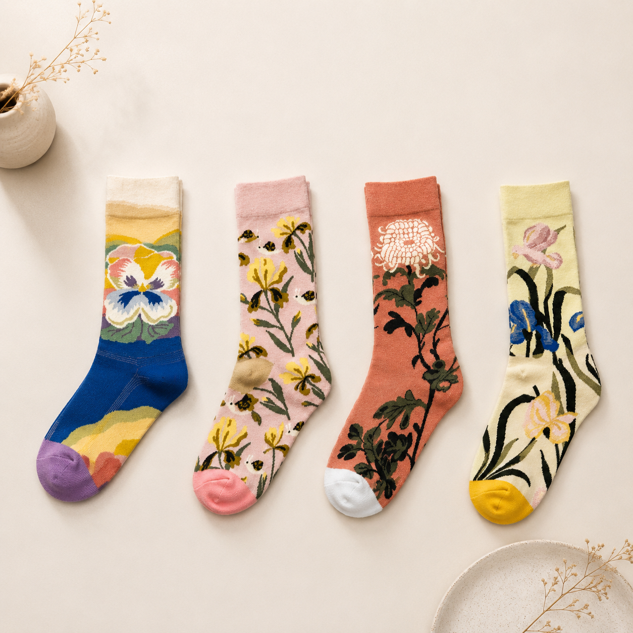 Nouvelles chaussettes fantaisie & tendance