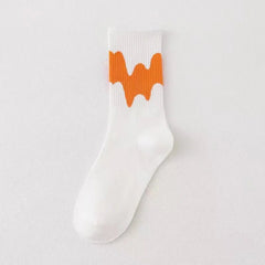 Orange & White