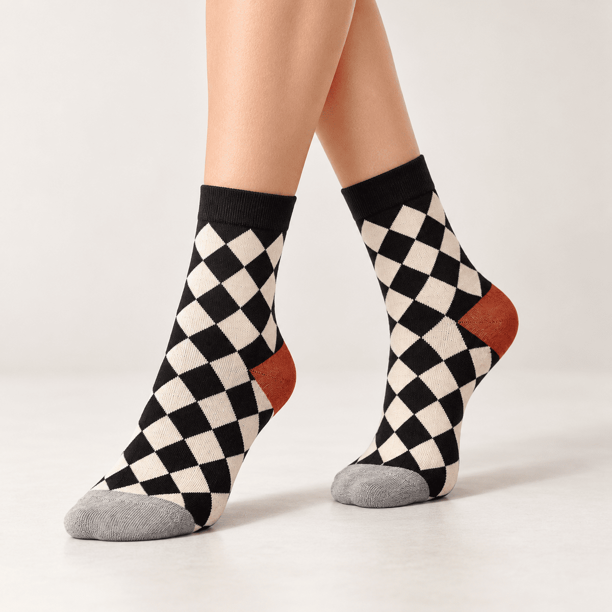 Chaussettes fantaisie femme à fleurs – La Minutieuse Lou Renard